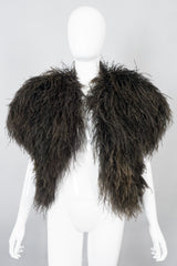 Bill Tice Vintage Chubby Ostrich Feather Jacket