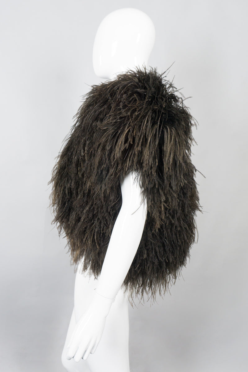 Bill Tice Vintage Chubby Ostrich Feather Jacket