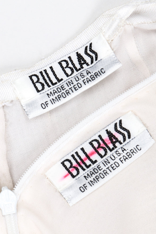 Recess Los Angeles Vintage Bill Blass Beaded Silk Top & Pant Bridal Wedding Set