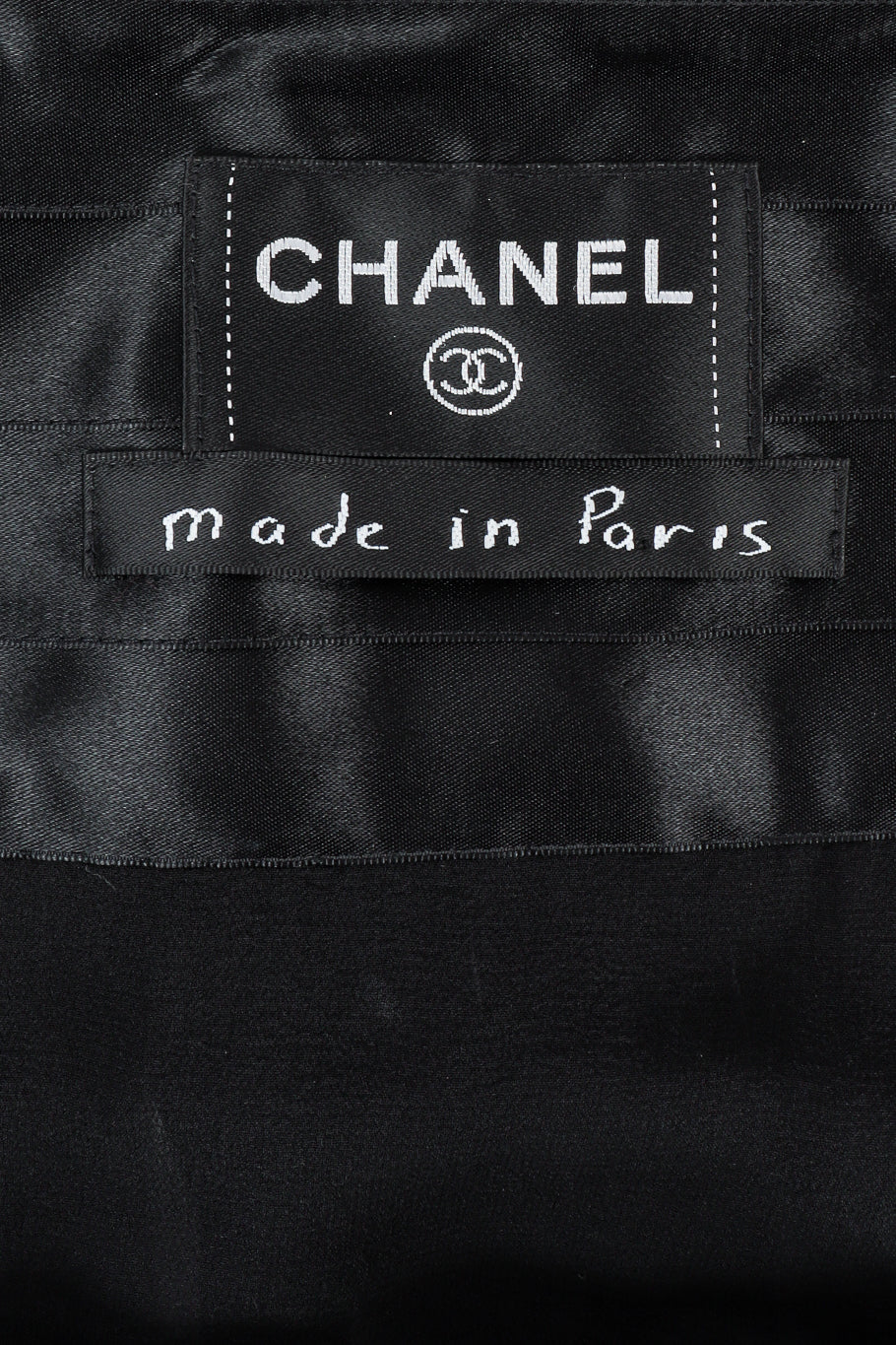 Vintage Chanel 2005A Ribbon Car Wash Silk Skirt tag @ Recess LA