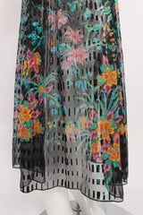 Vintage Sheer Floral Puff Sleeve Dress on Mannequin skirt at Recess Los Angeles