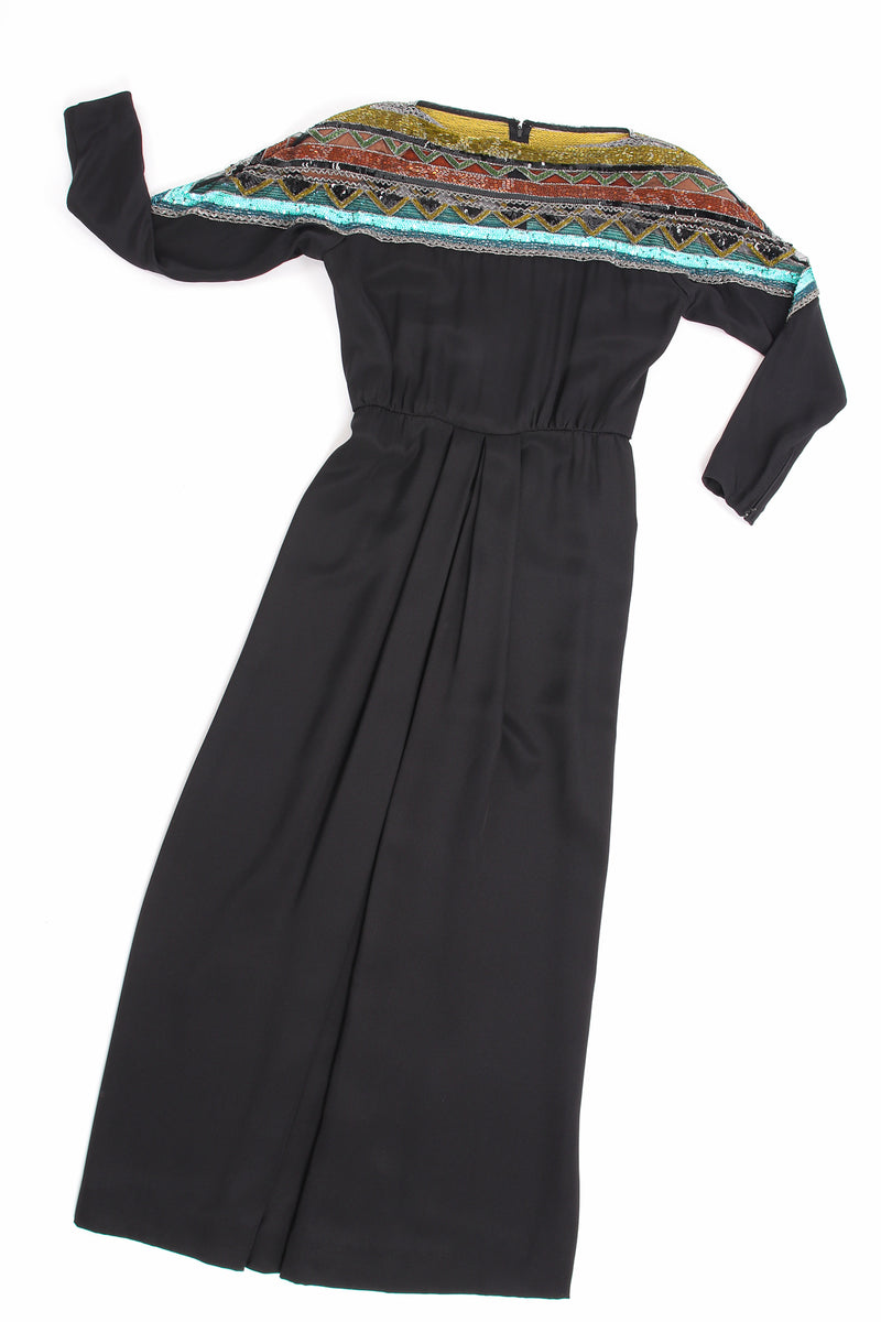 Vintage Bob Mackie Egyptian Inspired Beaded Yoke Gown Recess Vintage Bob Mackie Egyptian Inspired Beaded Yoke Gown Recess
