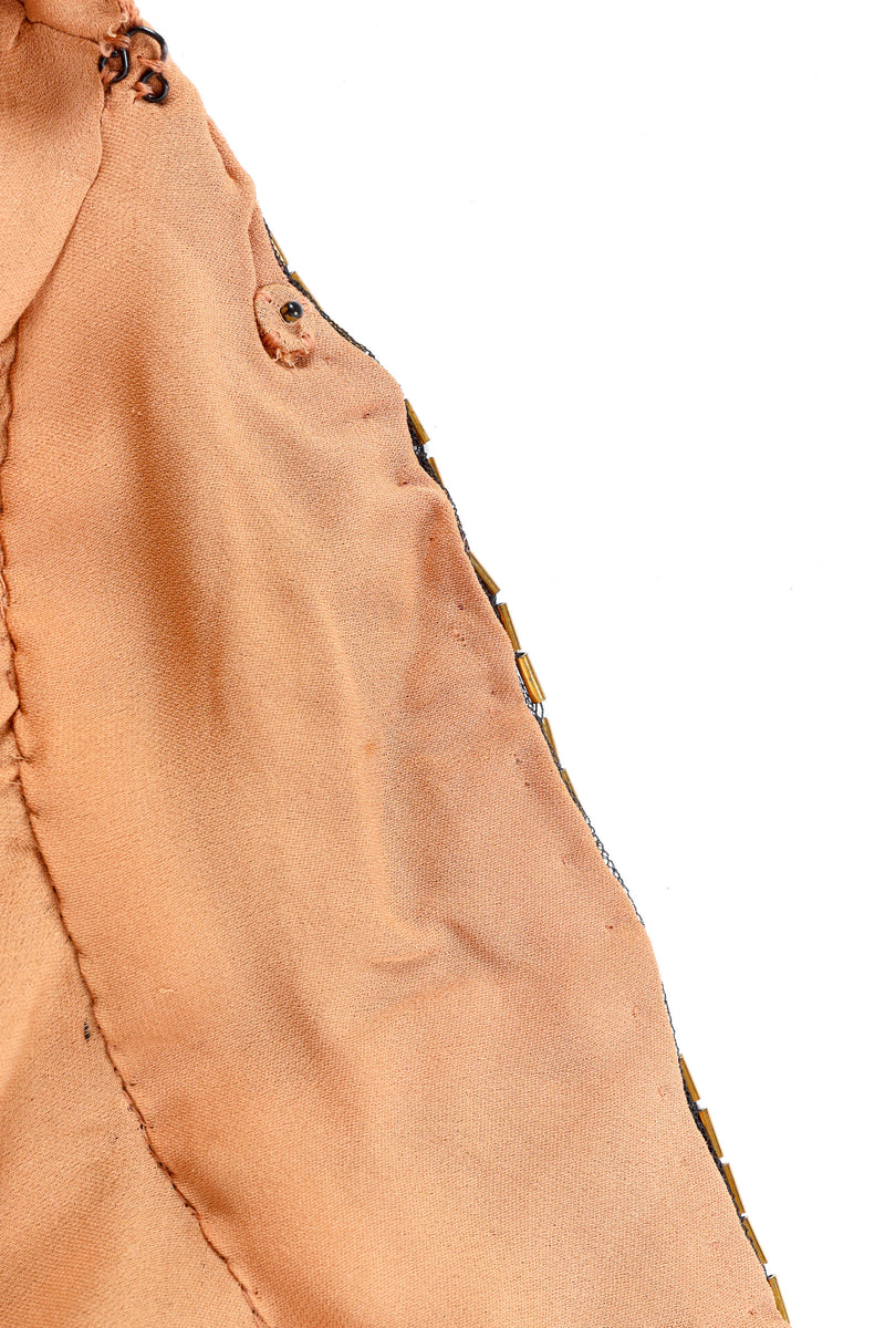 Vintage Bob Mackie Moody Glam Beaded & Sequin Dress nude liner @ Recess LA