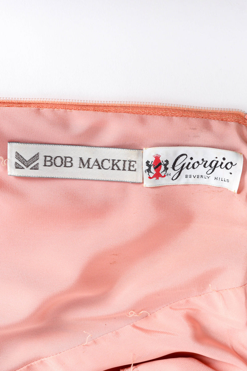 Vintage Bob Mackie Beaded Stripe Shift Dress mannequin tags @ Recess LA