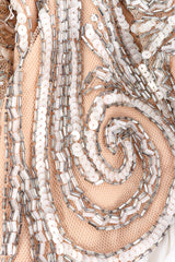 Bob Mackie sequin swirl empire gown beaded details @recessla