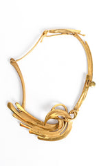 Vintage Jean-Claude Bonillo 1988 Abstract Flame Choker Necklace front @ Recess Los Angeles