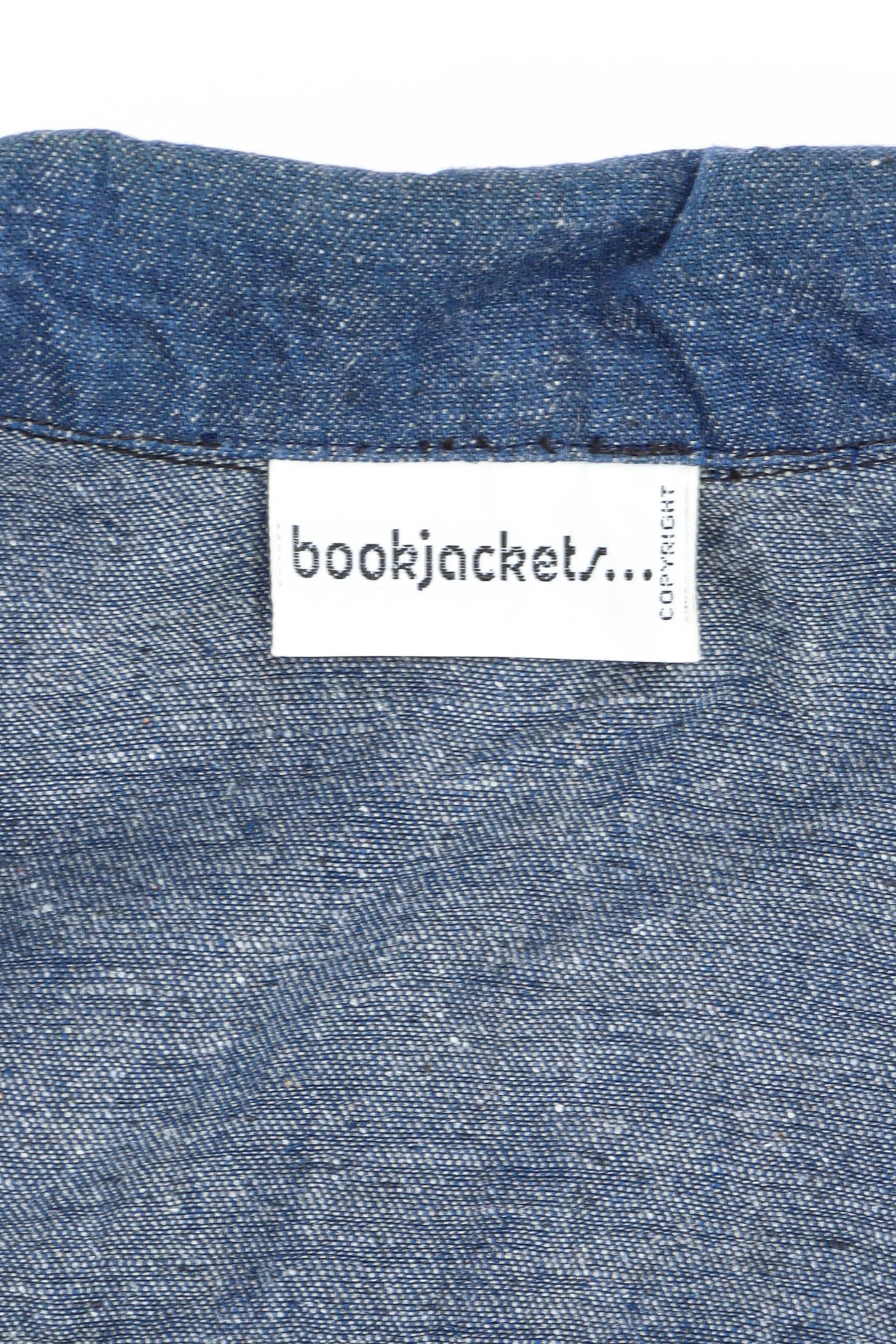 Vintage Helen Neufeld Bookjackets Key to Life Denim Jacket tag @ Recess Los Angeles