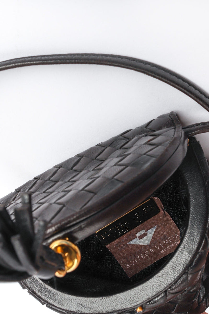 Vintage Bottega Veneta Woven Leather Intrecciato Mini Bag – Recess