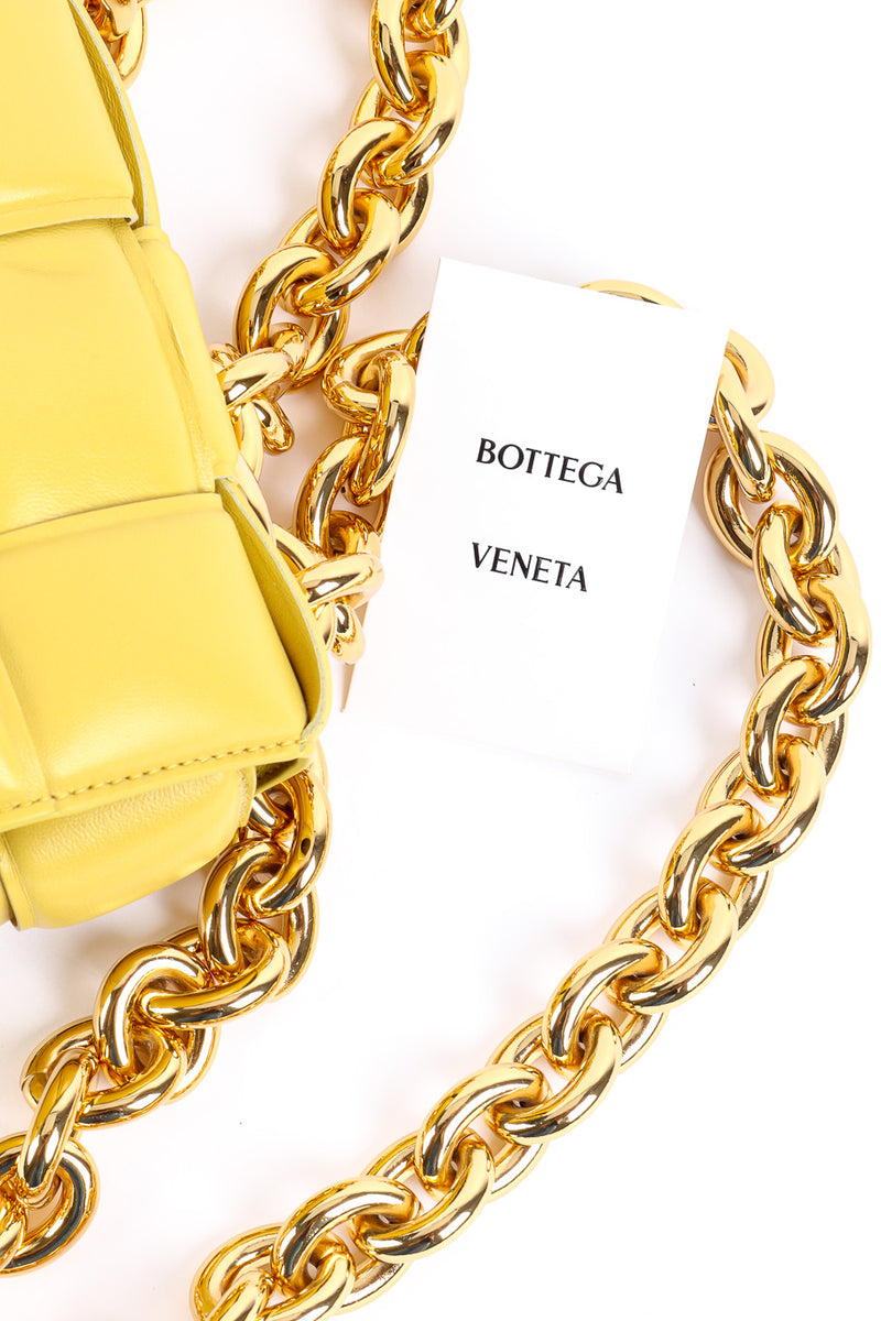 Bottega Veneta Chain Cassette Bag in Yellow