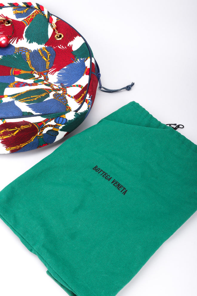 Recess Los Angeles Vintage Bottega Veneta Tassel Print Round Tassel Bag