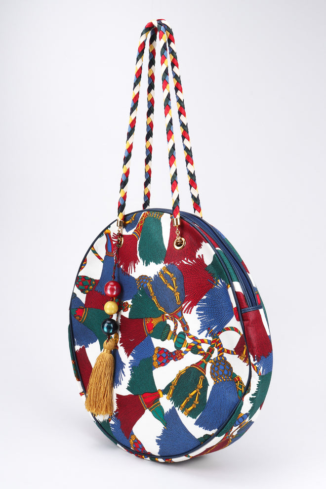 Recess Los Angeles Vintage Bottega Veneta Tassel Print Round Tassel Bag