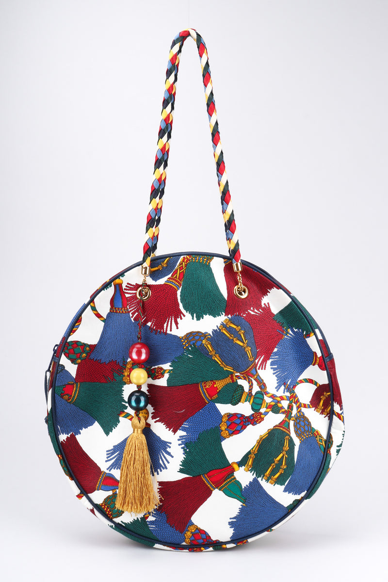 Recess Los Angeles Vintage Bottega Veneta Tassel Print Round Tassel Bag