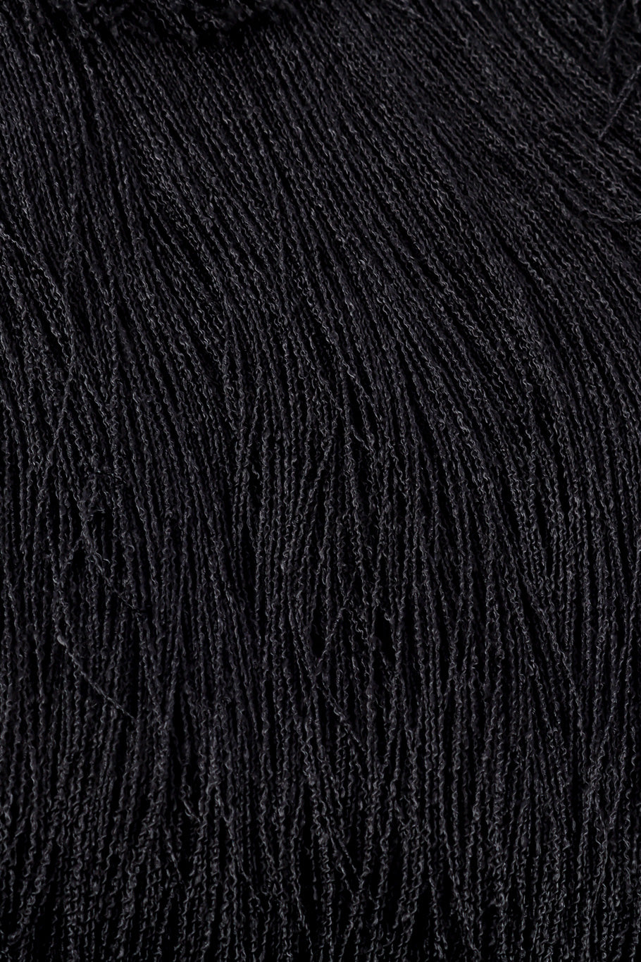 Brenda Fringe yarn fringe tiered dress fabric detail @recessla