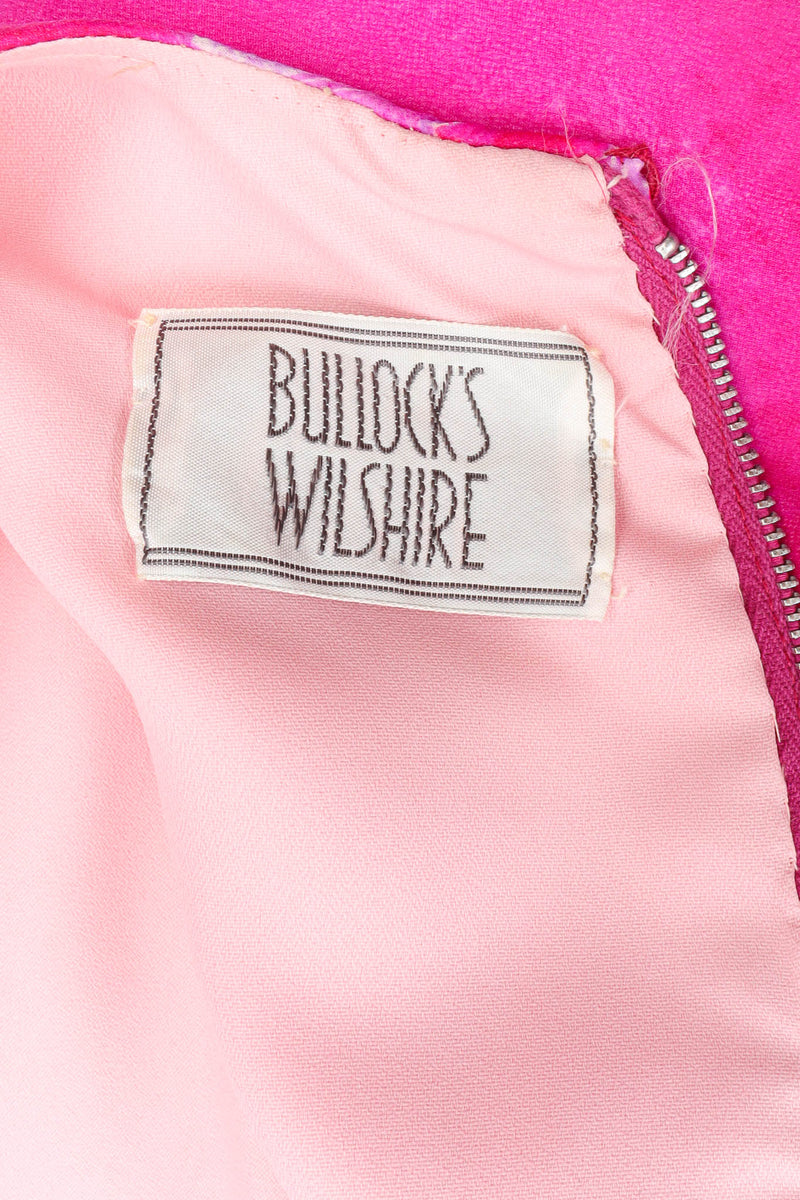 Vintage Bullocks Wilshire Tie-Dye Floral Kimono Dress bullocks tag @ Recess Los Angeles