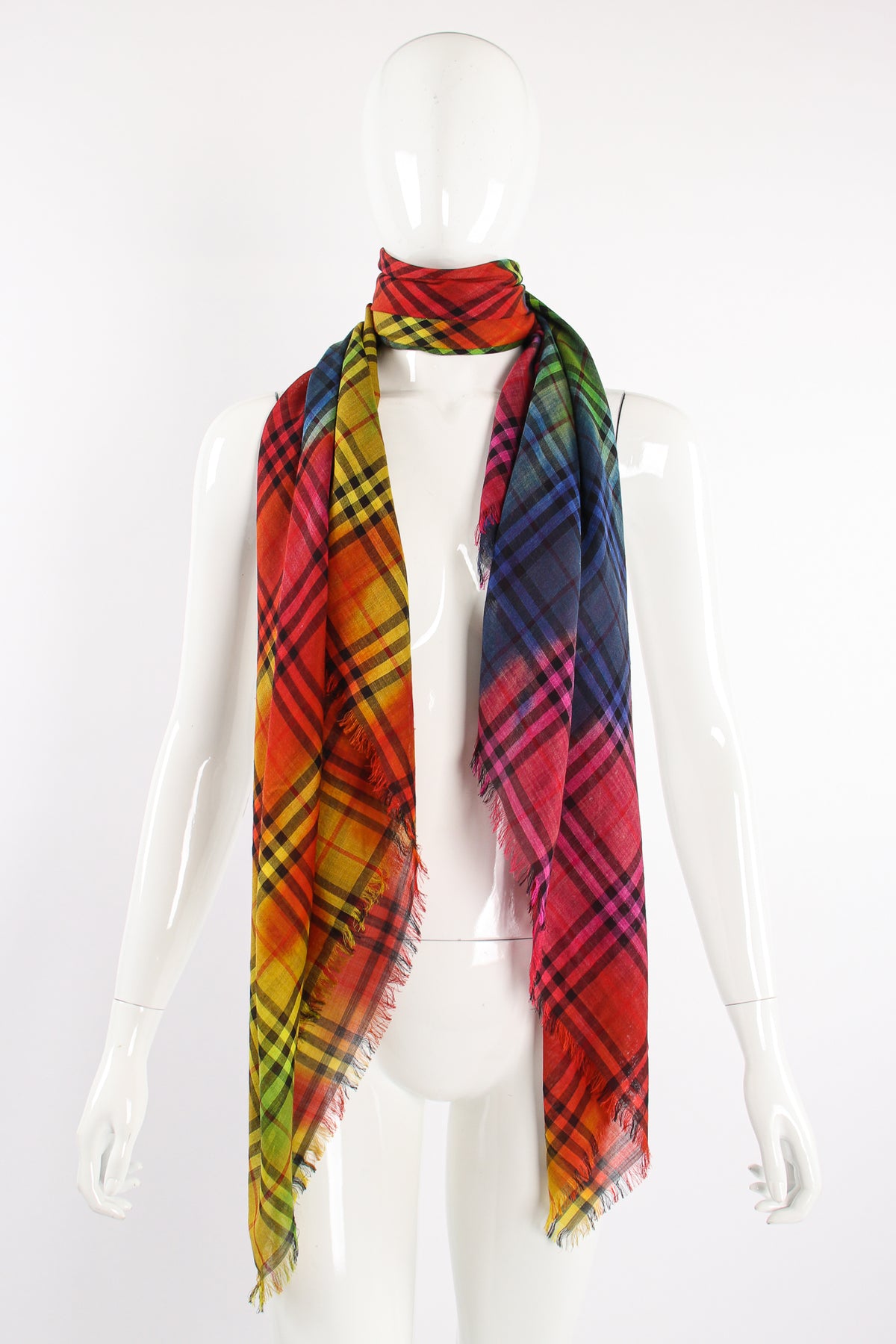 Burberry shawl rainbow on sale