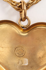 Vintage Butler & Wilson Flaming Love Pendant Necklace signed/light back scratches @ Recess LA