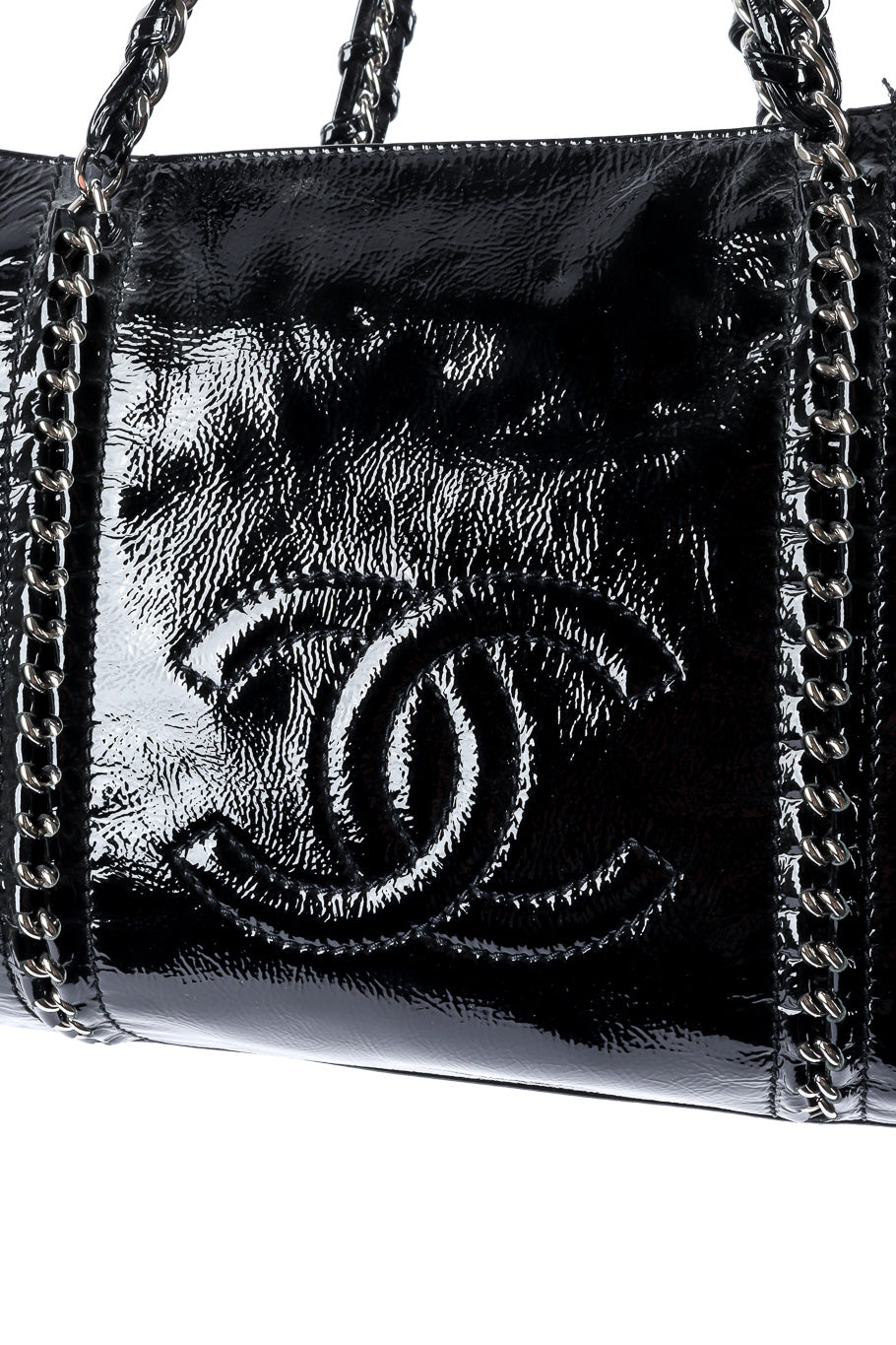 Chanel resort luxe ligne patent monogram @recessla