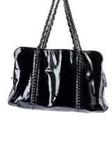 Chanel resort luxe ligne patent tote product shot @recessla