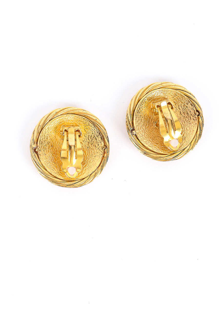 Classic CC monogram rope earrings by Chanel Clip-ons photo detail @recessla