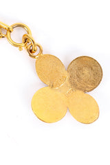 Clover Crest Cross Pendant Necklace by Chanel pendant back @recessla