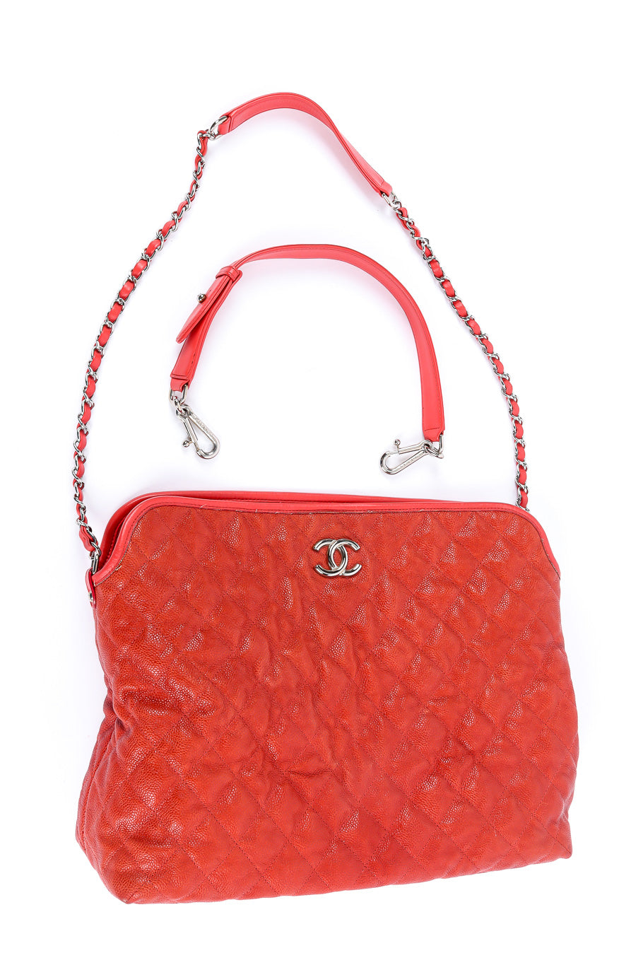 French riviera quilted hobo bag straps detail @recessla