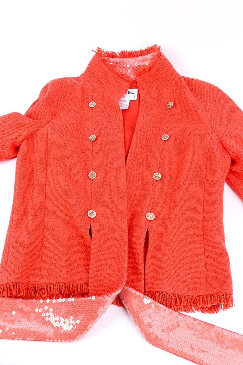 red chanel jacket