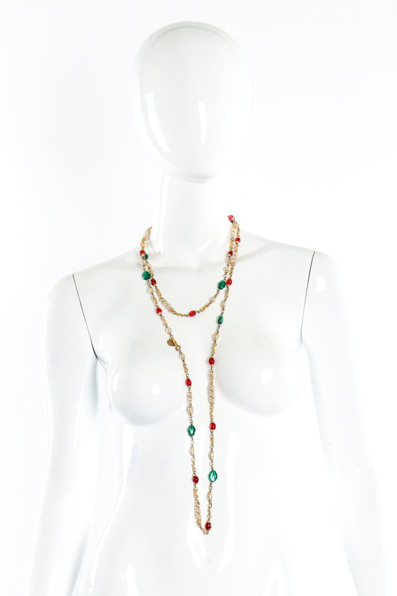 Vintage Chanel 1984 Gripoix Pearl Sautoir Necklace – Recess