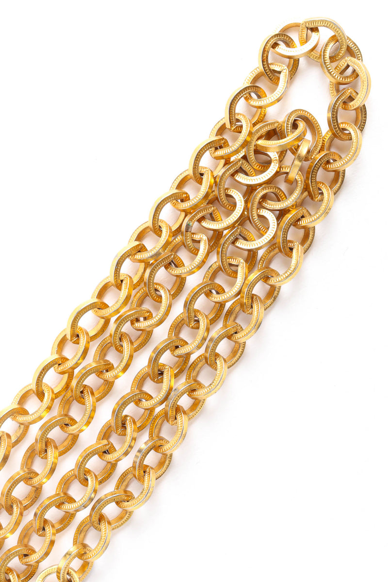 Vintage Cadoro Celtic Knot Pendant Necklace chains @ Recess Los Angeles