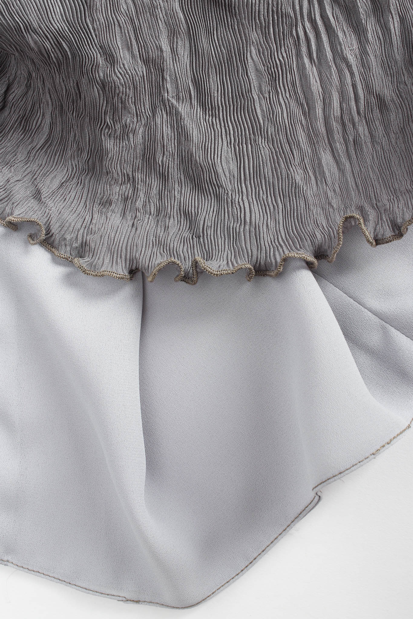 Vintage Carol Peretz Lace Plissé Pleat Dress hems/liner @ Recess Los Angeles