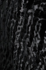 Vintage Carter Smith Animal Print Burnout Velvet Gown detail front at Recess Los Angeles