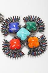 Recess Los Angeles Vintage Lawrence Larry Vrba Mayan Aztec Medallion Pendant