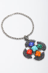 Recess Los Angeles Vintage Lawrence Larry Vrba Mayan Aztec Medallion Pendant