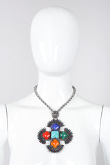 Recess Los Angeles Vintage Lawrence Larry Vrba Mayan Aztec Medallion Pendant