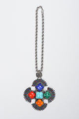 Recess Los Angeles Vintage Lawrence Larry Vrba Mayan Aztec Medallion Pendant