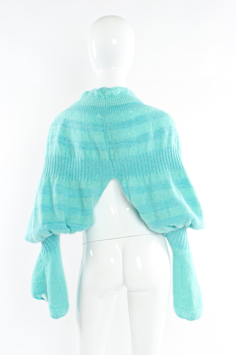 Tao Comme de Garçons 2008 A/W Wool Sweater Shrug mannequin back @ Recess LA