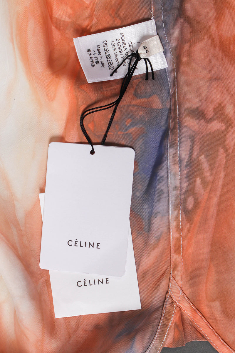 Celine Resort 2018 Pastel Tie Dye Blouse original tags at Recess Los Angeles