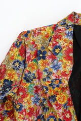 Celine Floral Damask Blazer lapel collar closeup @ Recess LA