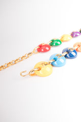 Chanel Rainbow Skittles M&M Candy Button Belt