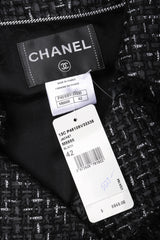 Recess Los Angeles Vintage Chanel Woven Logo Ribbon Peacoat Jacket