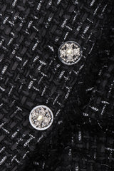 Recess Los Angeles Vintage Chanel Woven Logo Ribbon Peacoat Jacket