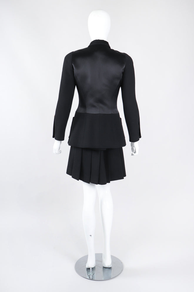 Recess Los Angeles Vintage Chanel Contrast Jacket & Pleated Skirt Set