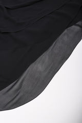 Recess Los Angeles Vintage Chanel Asymmetrical Tiered Chiffon Skirt