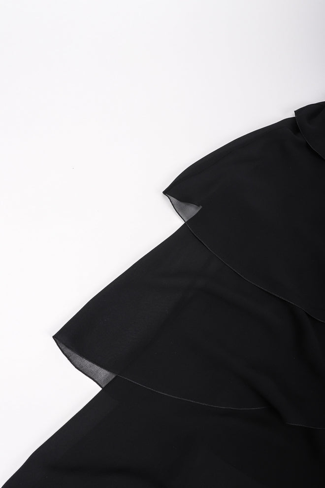 Recess Los Angeles Vintage Chanel Asymmetrical Tiered Chiffon Skirt