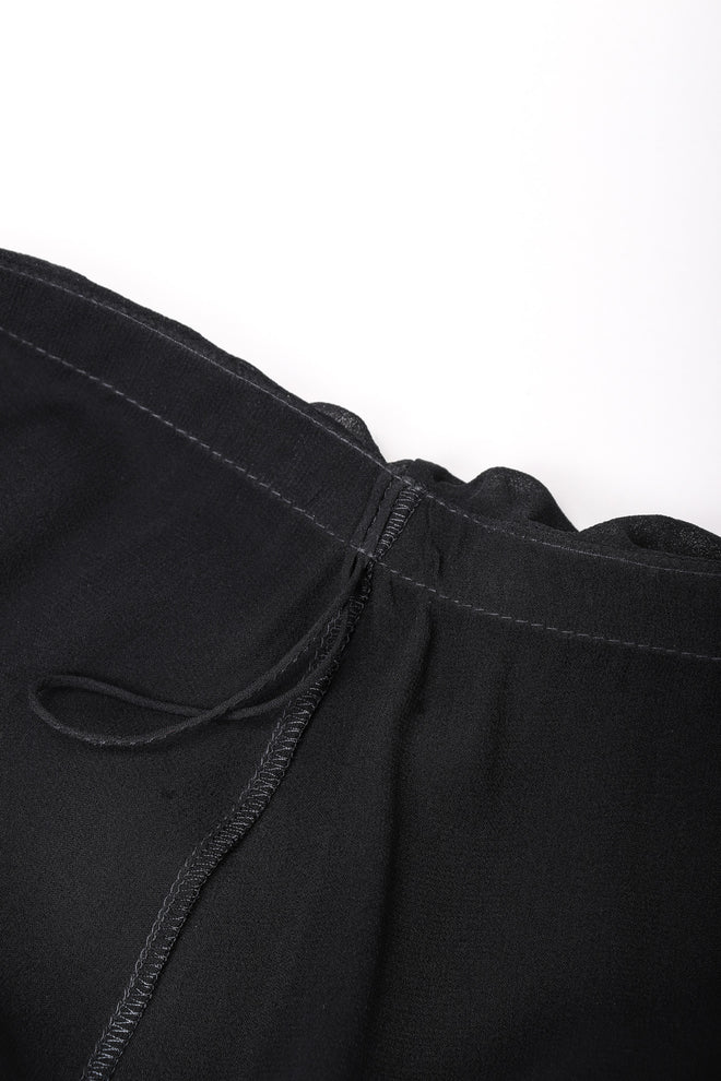 Recess Los Angeles Vintage Chanel Asymmetrical Tiered Chiffon Skirt