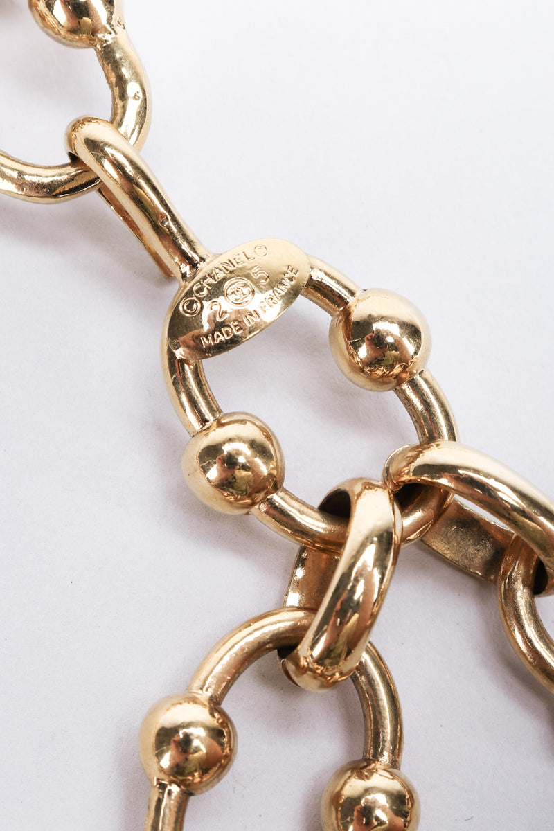Chanel Bag Charm Chain-Link Necklace