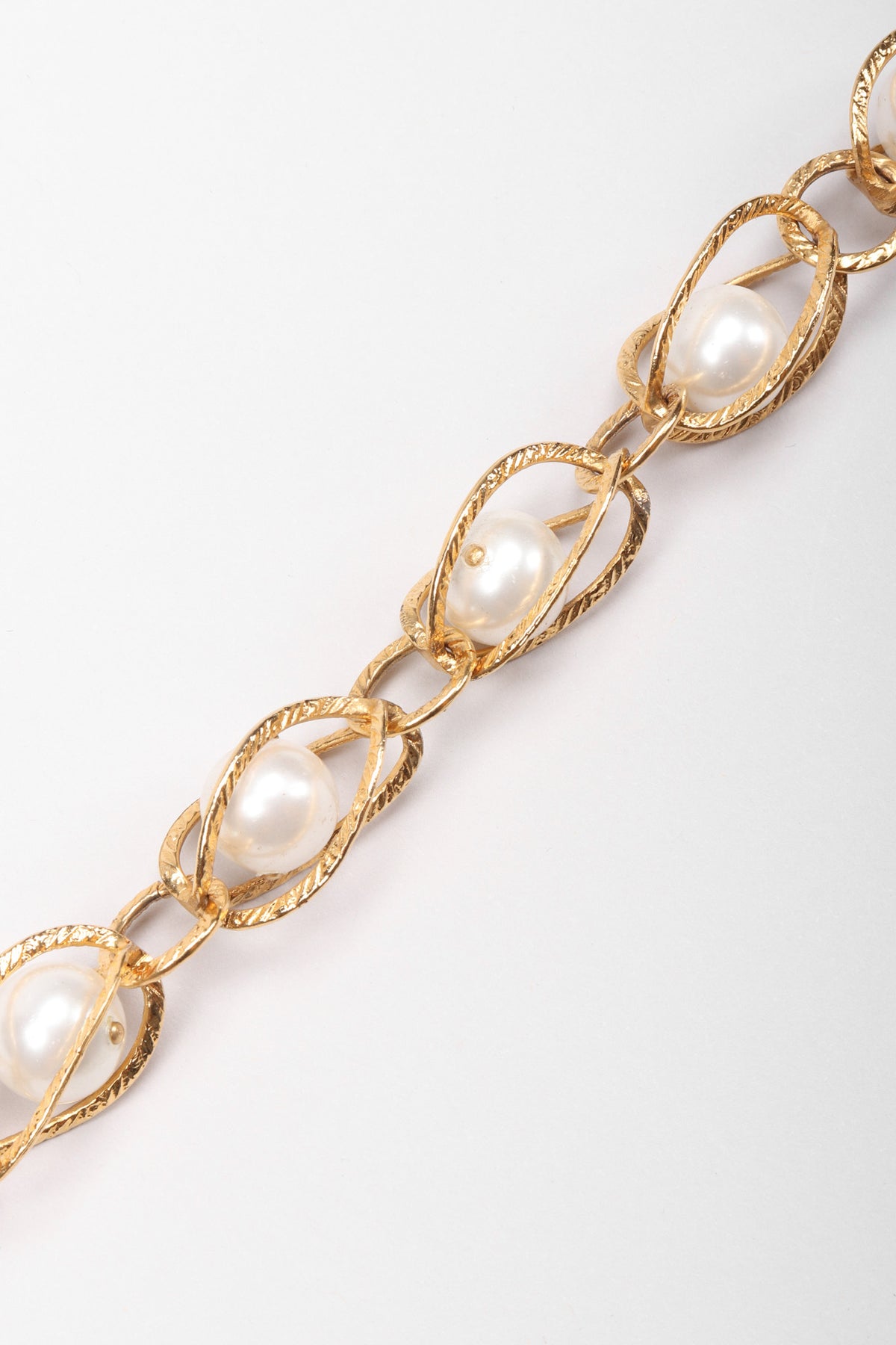 Vintage Chanel Pearl Cage Chain Belt – Recess