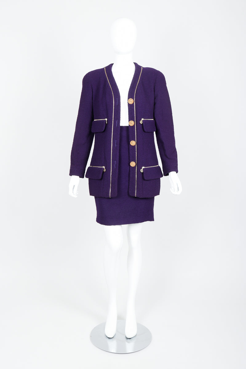 Chanel Bouclé Jacket and Skirt Set