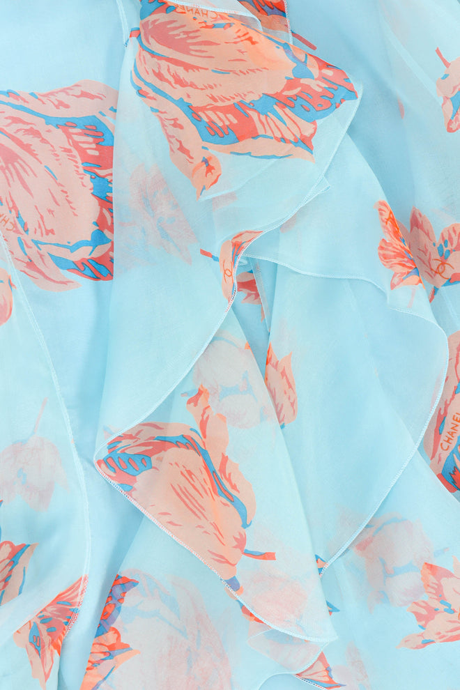 Vintage Chanel Tulip Ruffle Skirt print/ruffles @ Recess Los Angeles