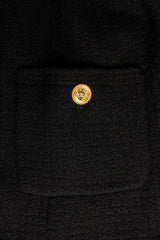 Vintage Chanel Boucle Jacket & Skirt Wool Set pocket/button close @ Recess LA