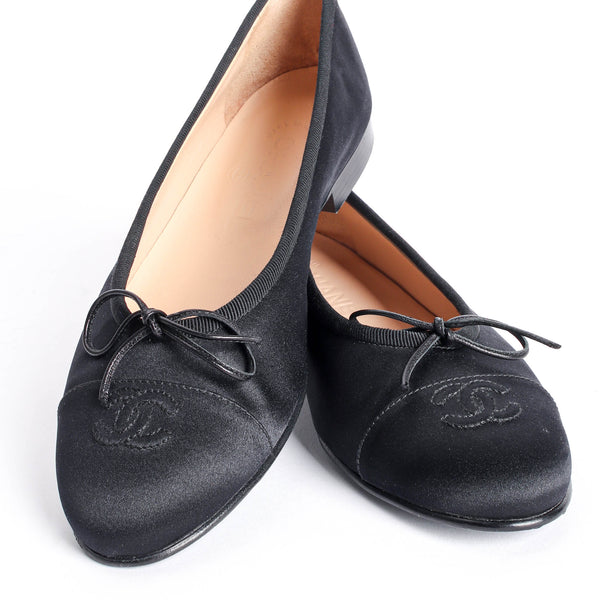 Get the best deals on CHANEL Satin Ballet Flats for Women when you